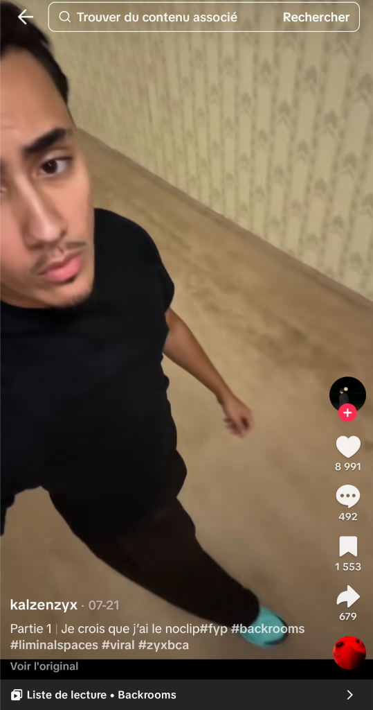 Exemple TikTok Téléportation Virale