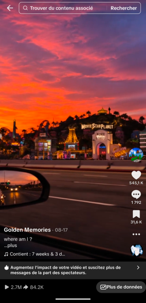 Preuve de viralité TikTok 2.7M Vues